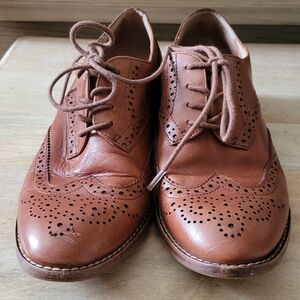 Madewell Classic Brown Leather Brogues